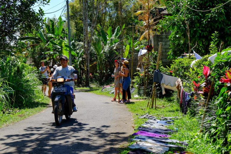 Trekking in Sidemen - Bali is leading through authentic Balinese villages from our holiday home in rural Bali.