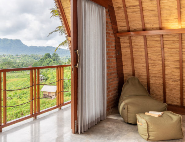 Chill out corner in the vacation rental Villa Uma Dewi Sri - Hotel - Sidemen - Bali