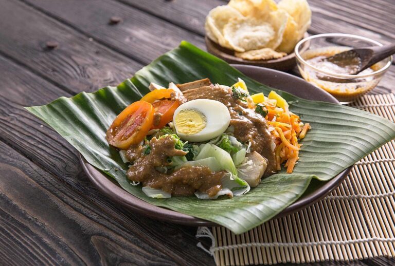 Gado-gado lunch at Villa Uma Dewi Sri - Restaurant - Sidemen - Bali